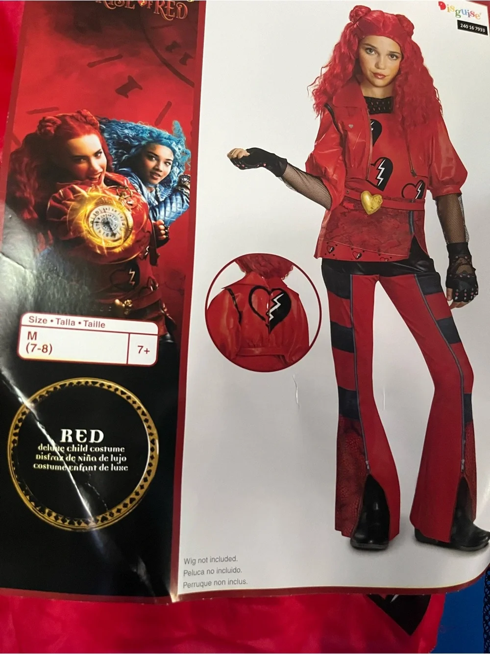 Disguise Red Girl's Costume Jacket with Mesh Sleeves and pants set